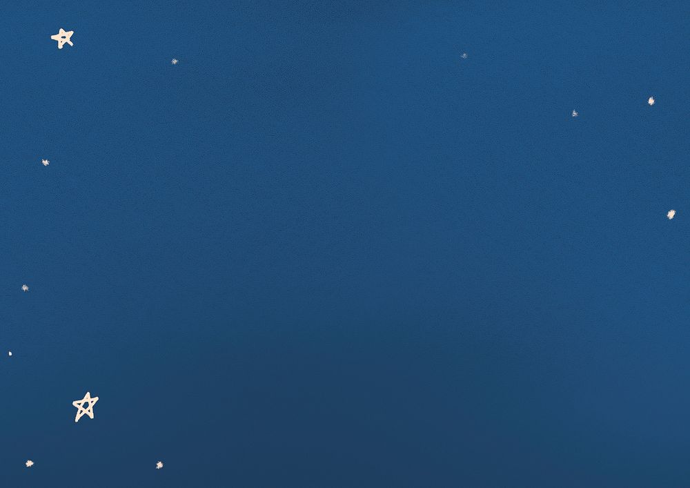 Blue sky background, stars border