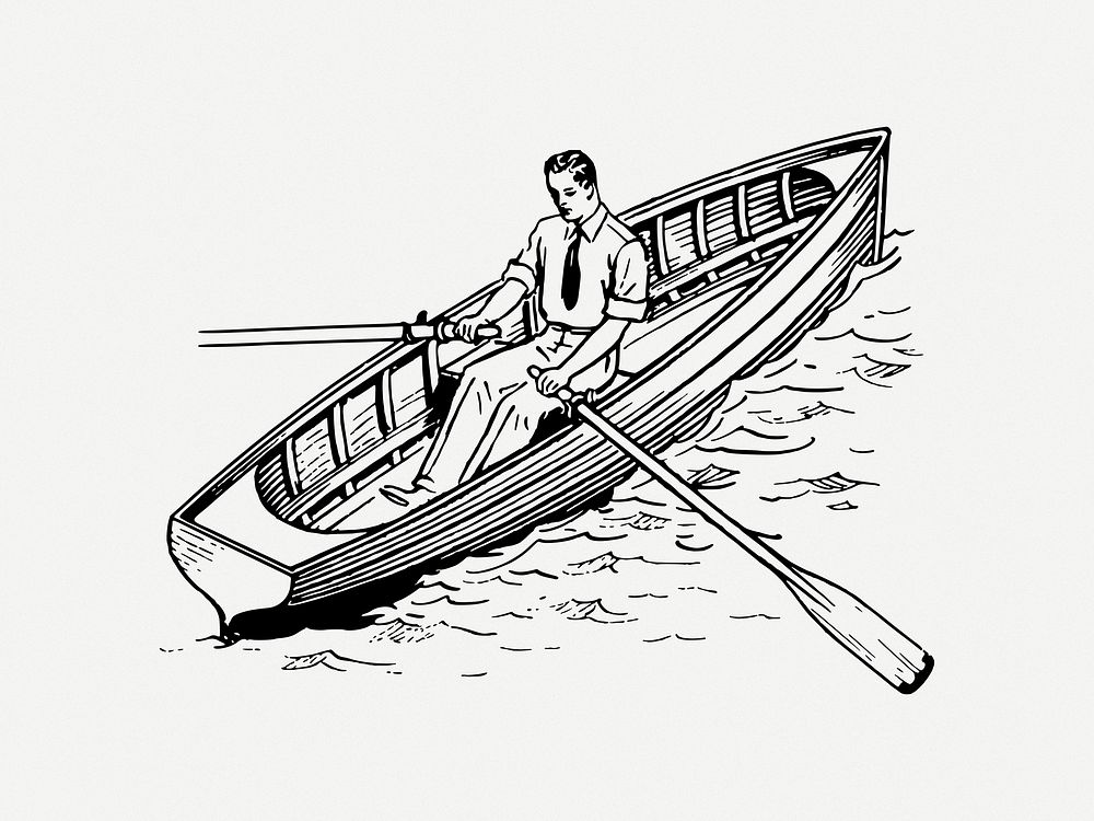 Rowboat clip art psd. Free Free PSD rawpixel