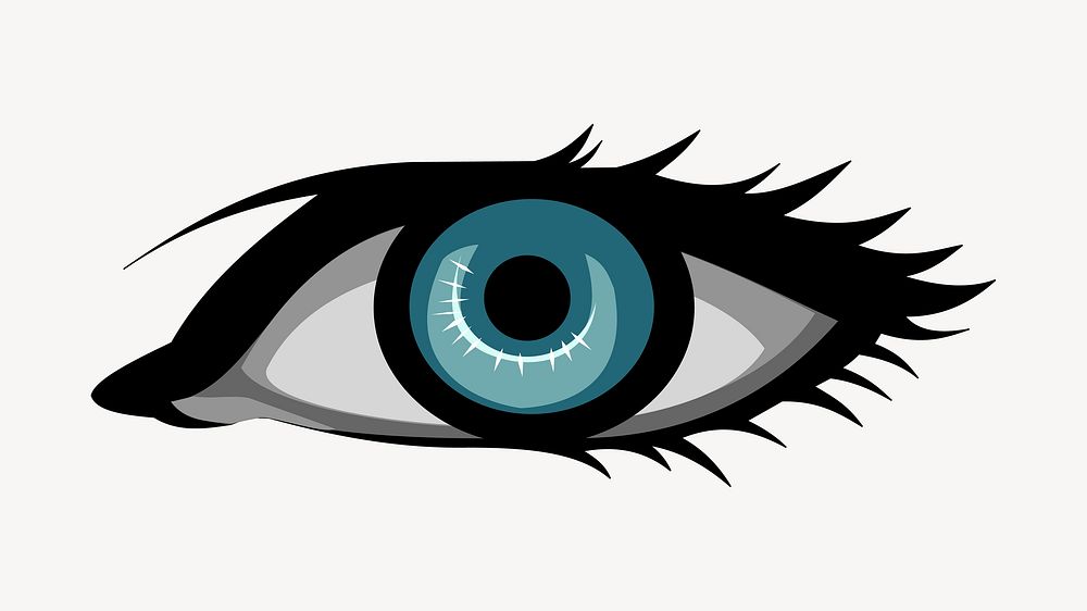 Eye clipart vector. Free public | Free Vector - rawpixel