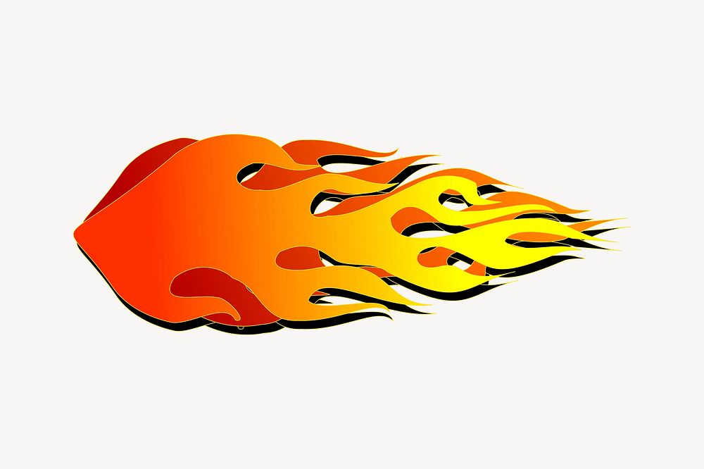 Fire clipart vector. Free public domain CC0 image.