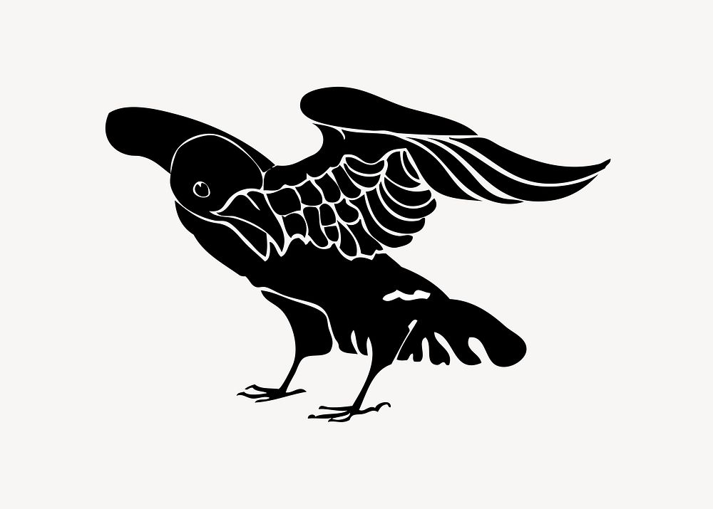 Bird clipart psd. Free public domain CC0 image.