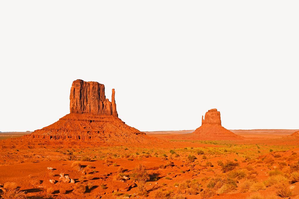 Monument valley, Arizona travel border background
