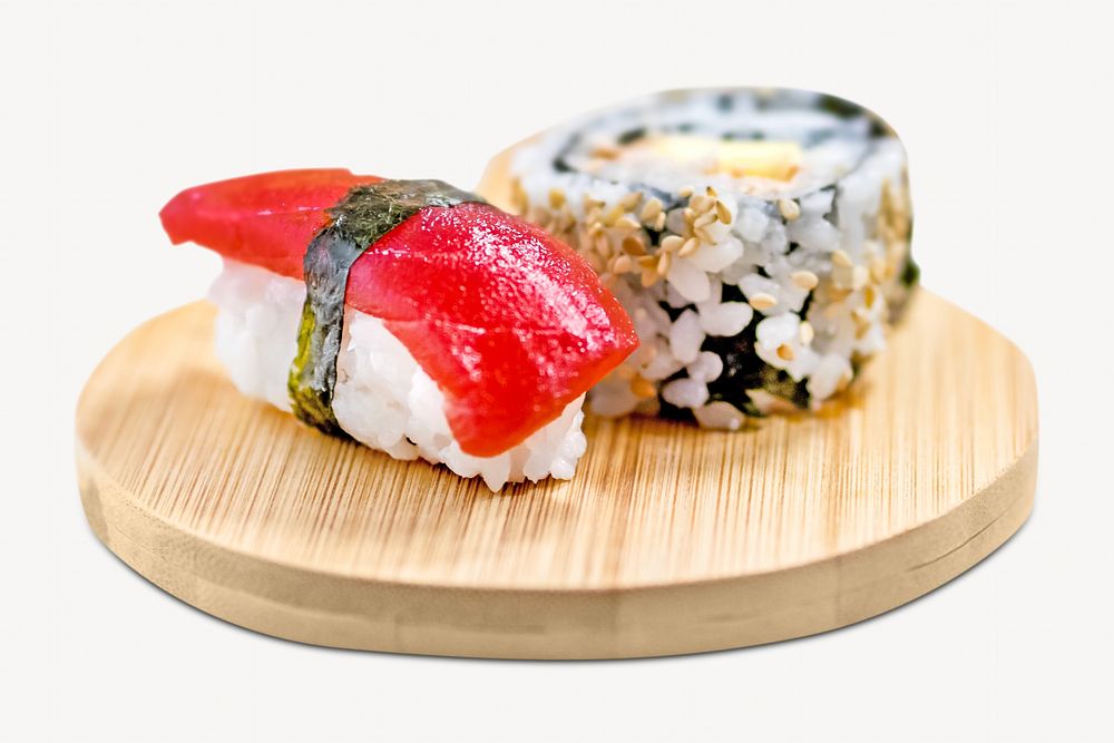 Japanese sushi restaurant isolated object