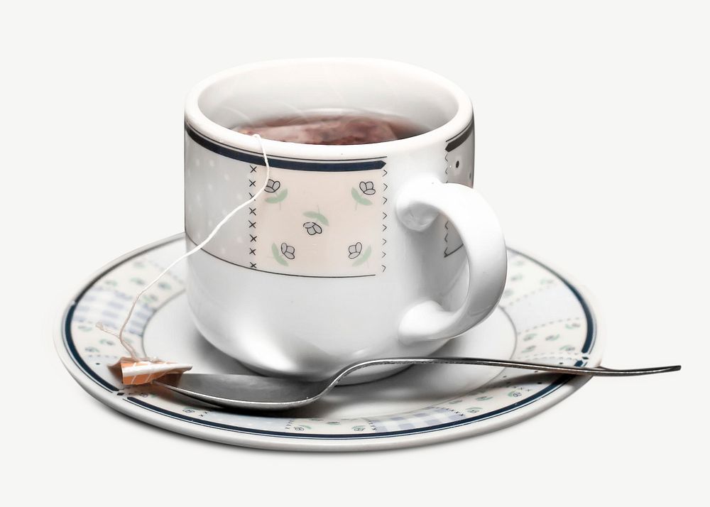 Tea cup graphic psd