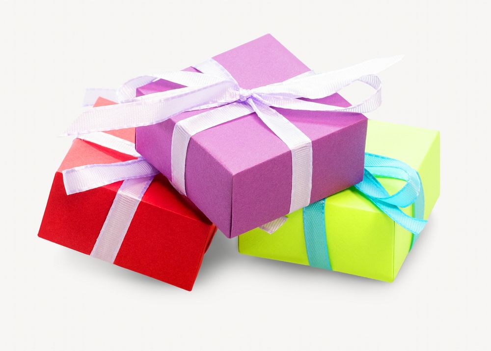Gift box, isolated object on white