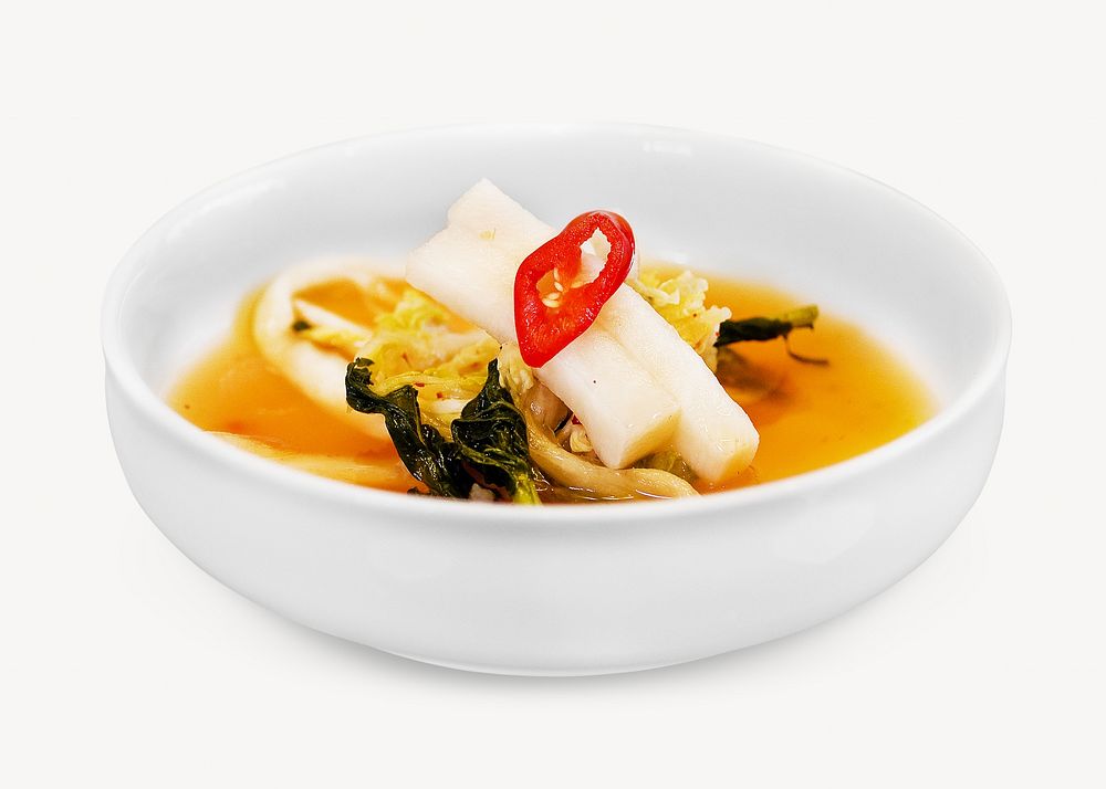 Asian style food isolated object
