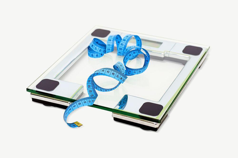 Weight loss isolated graphic psd