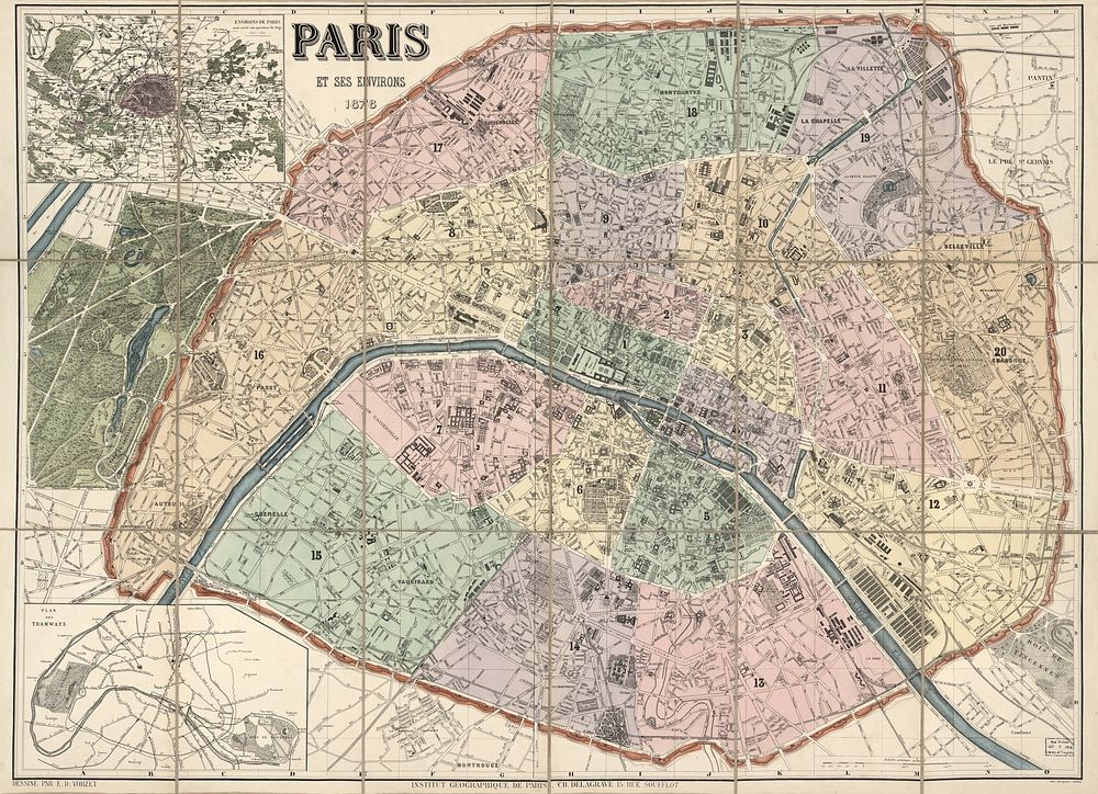 Paris et ses environs (1878) by Ed. Dumas-Vorzet