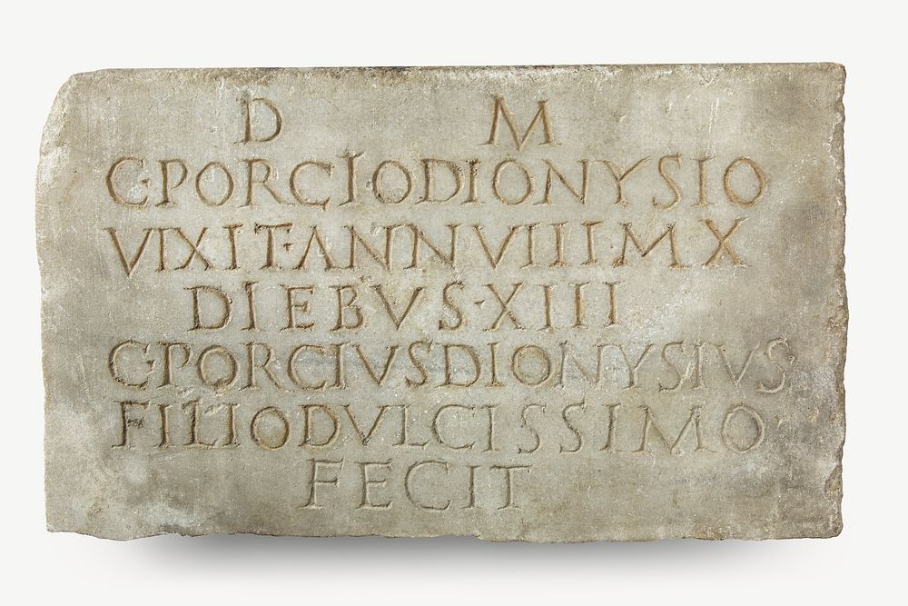 Ancient Greek-Roman marble plaque psd. Remixed by rawpixel.