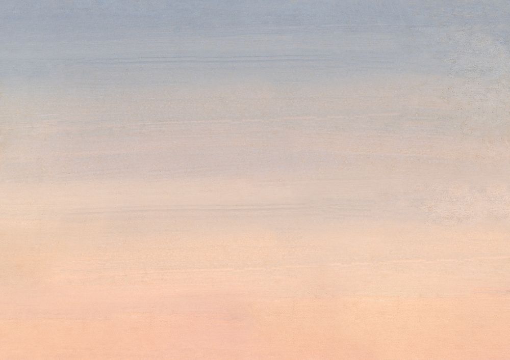Pastel sunset sky background, vintage painting by Adolph G. Metzner. Remixed by rawpixel.