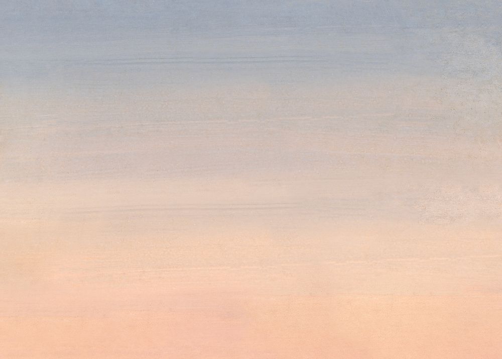 Pastel sunset sky background, vintage painting by Adolph G. Metzner. Remixed by rawpixel.