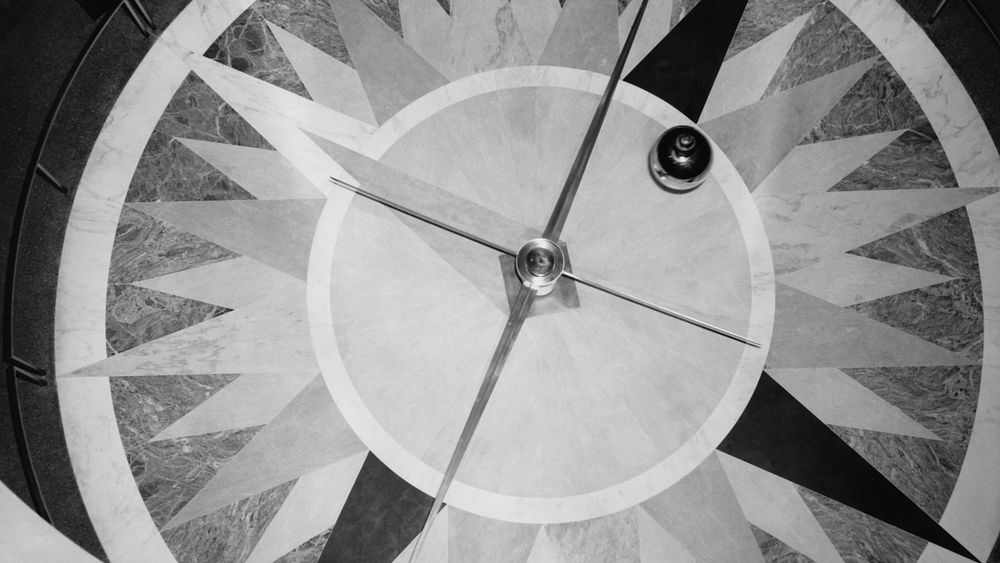 Foucault pendulum greyscale desktop wallpaper, vintage image. Remixed by rawpixel.
