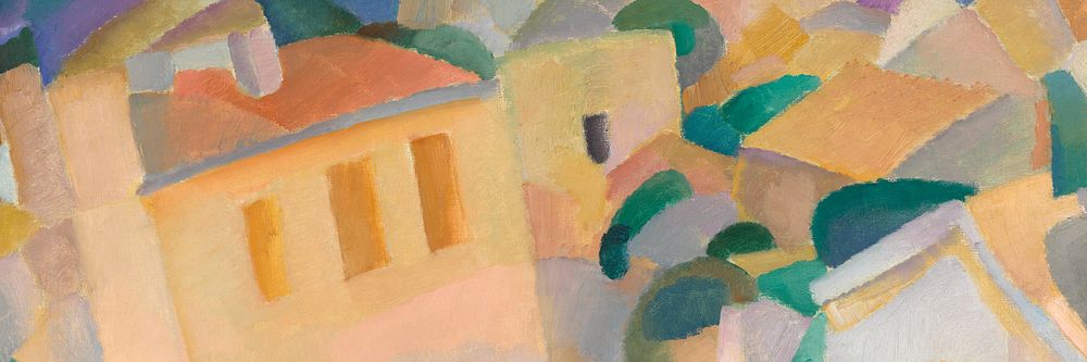 Mallorca Terreno background, vintage illustration by Leo Gestel. Remixed by rawpixel.