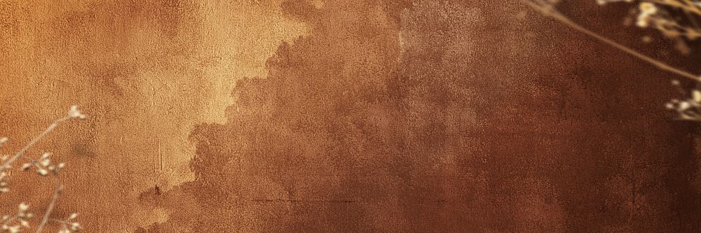 Brown paint stain background, vintage textured painting. Remixed by rawpixel.