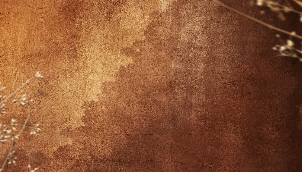 Brown paint stain background, vintage textured painting. Remixed by rawpixel.