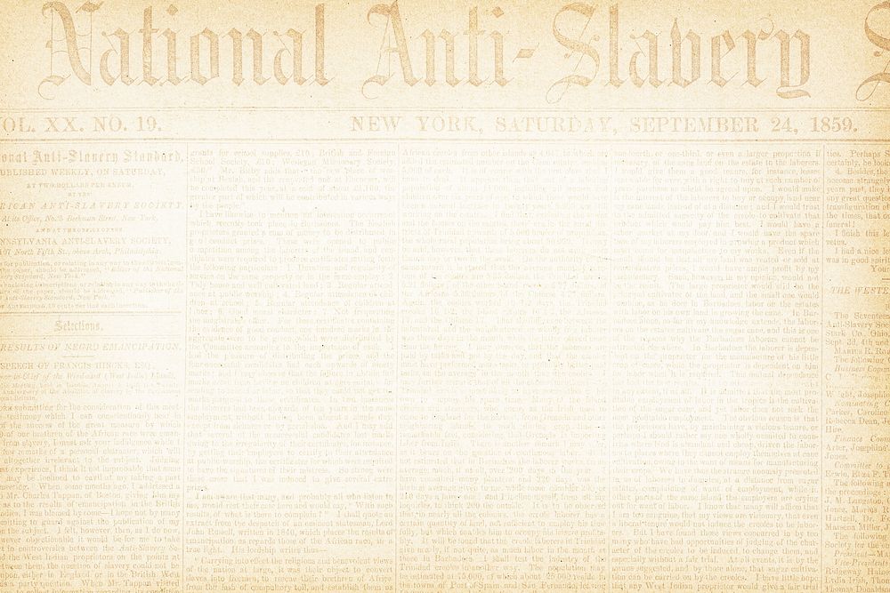 Vintage journal article background, newspaper image. Remixed by rawpixel.