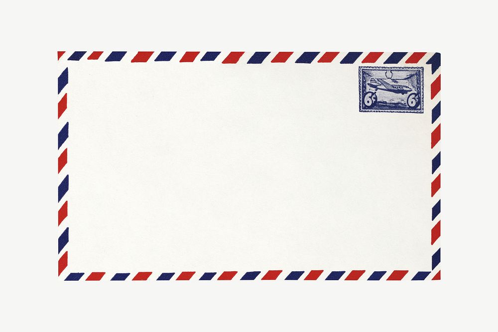 Vintage envelope illustration psd. Remixed by rawpixel. 