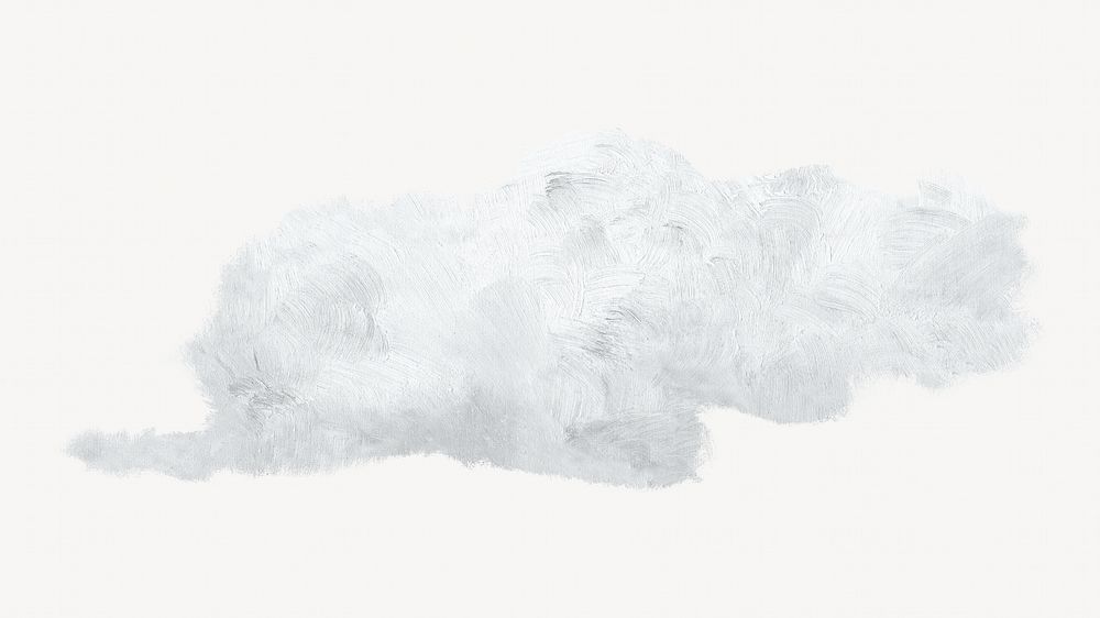 Vintage oil painting cloud illustration illustration. Remixed by rawpixel. 