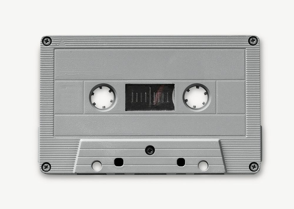 Cassette tape isolated