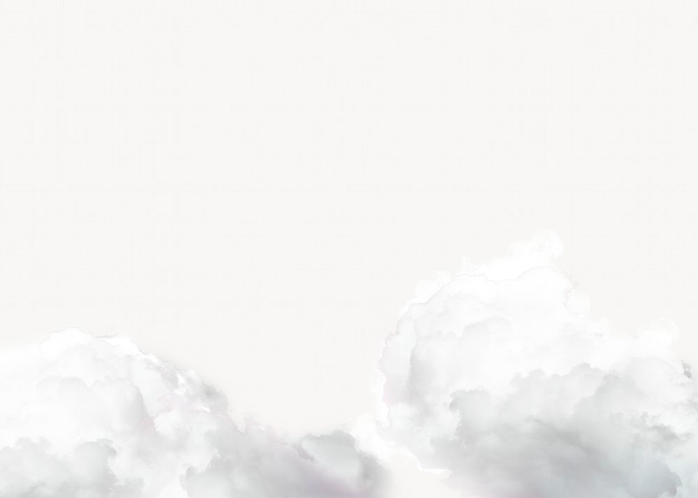 Aesthetic clouds border  background