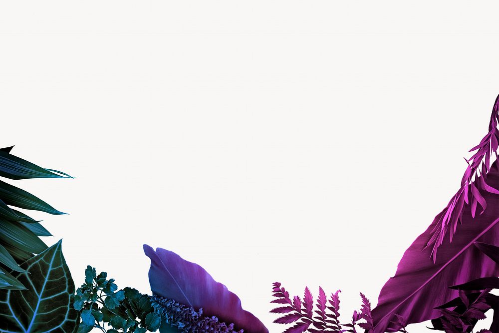 Colorful leaves border  background