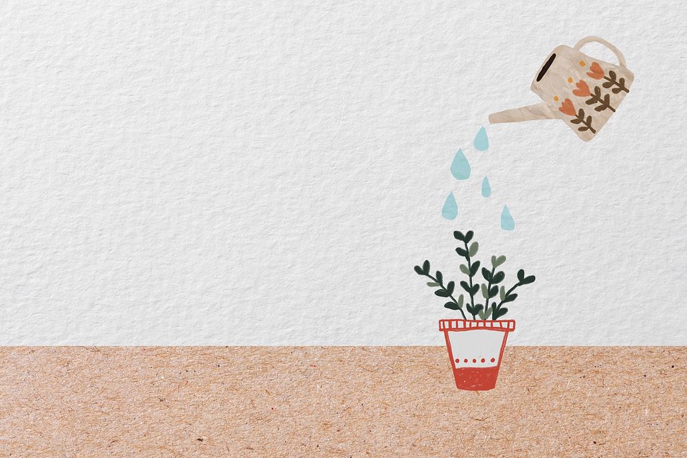 Can watering plant background, hobby & lifestyle