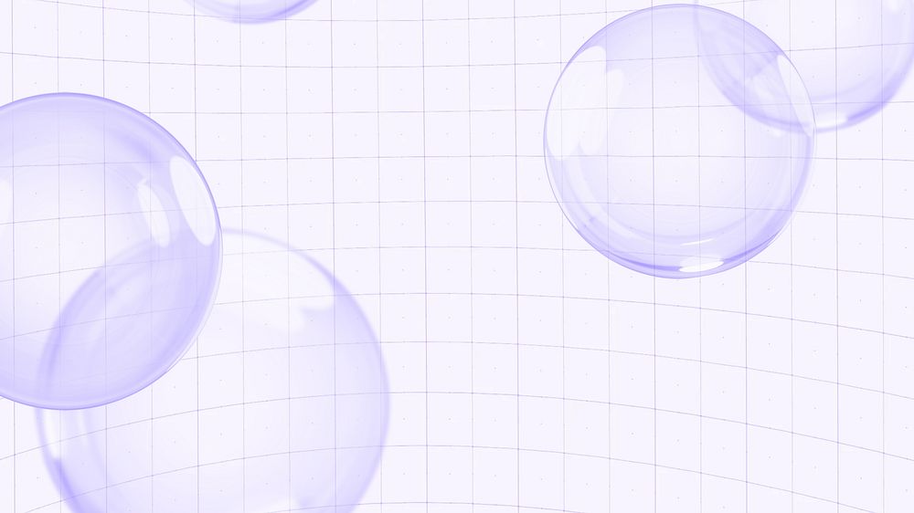 Purple bubbles grid desktop wallpaper, digital remix