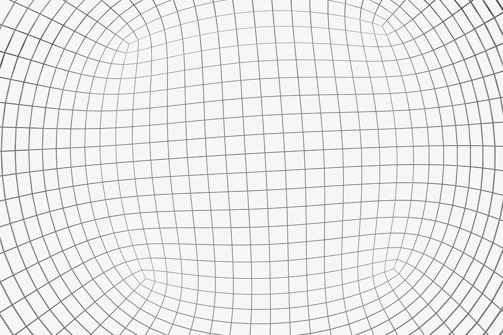 3D black grid wireframe