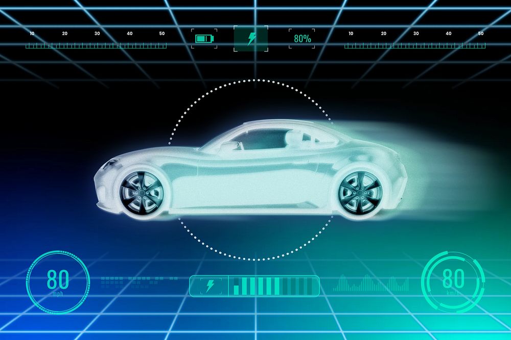 Smart car technology, digital remix