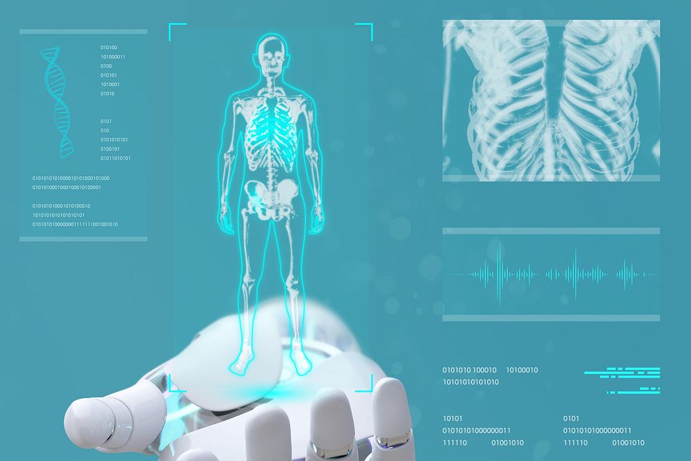 Advanced medical technology, digital remix