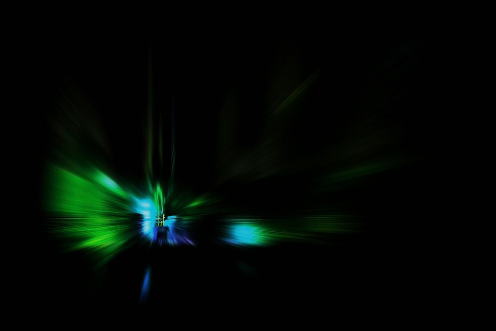Abstract green light background, digital remix psd