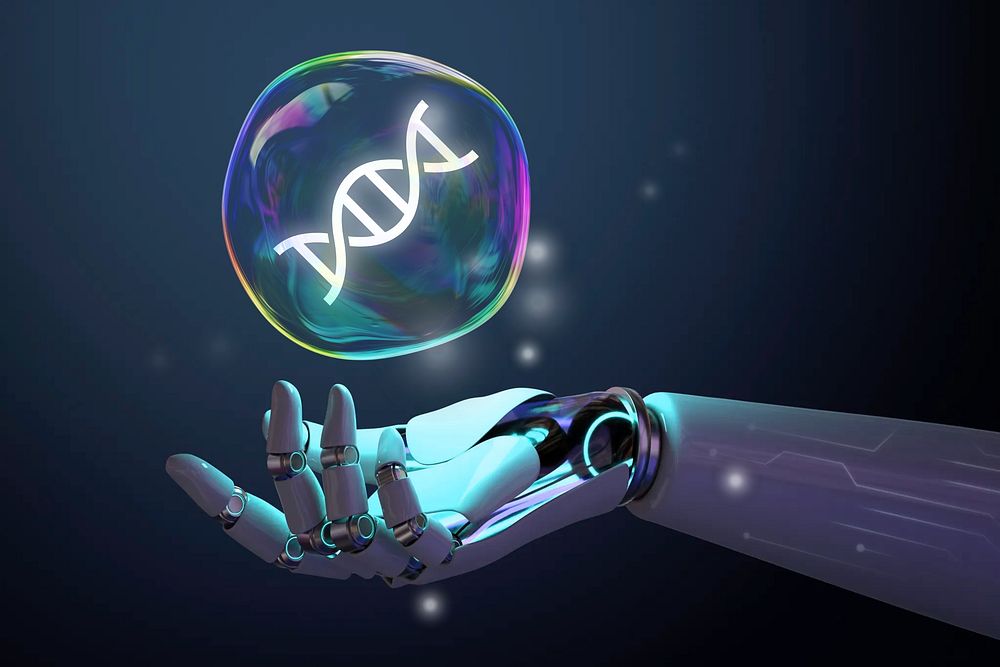 Biotechnology, smart science digital remix