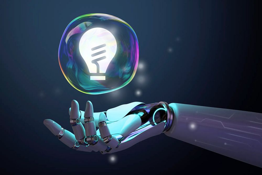 AI innovation, business technology, digital remix
