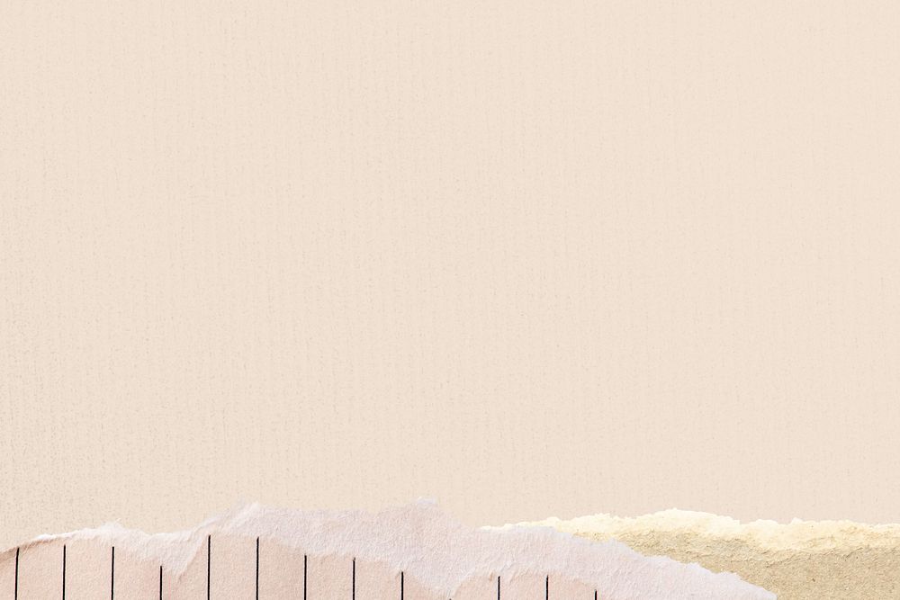 Beige ripped paper border background