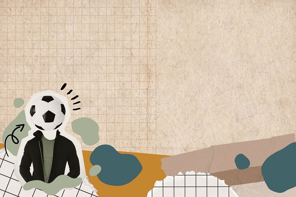 Football head man background, abstract Premium Photo rawpixel