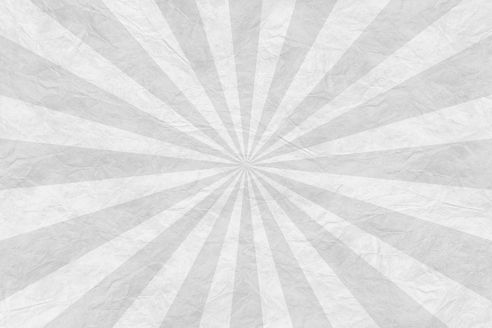 Gray sun ray background, paper textured design