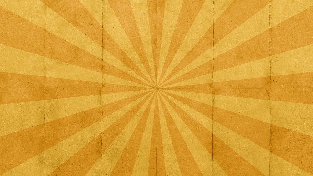 Yellow sun ray desktop wallpaper, paper textured background