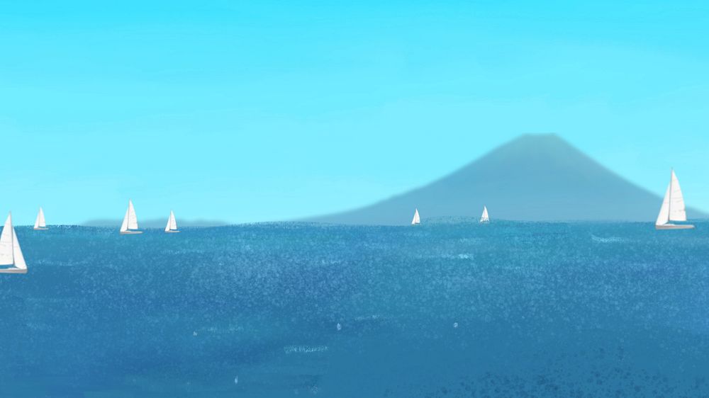 Sailboats at sea desktop wallpaper background