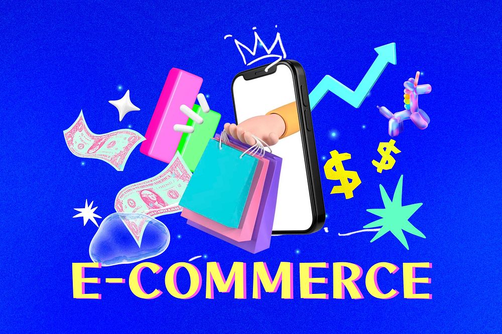 E-commerce collage element remix