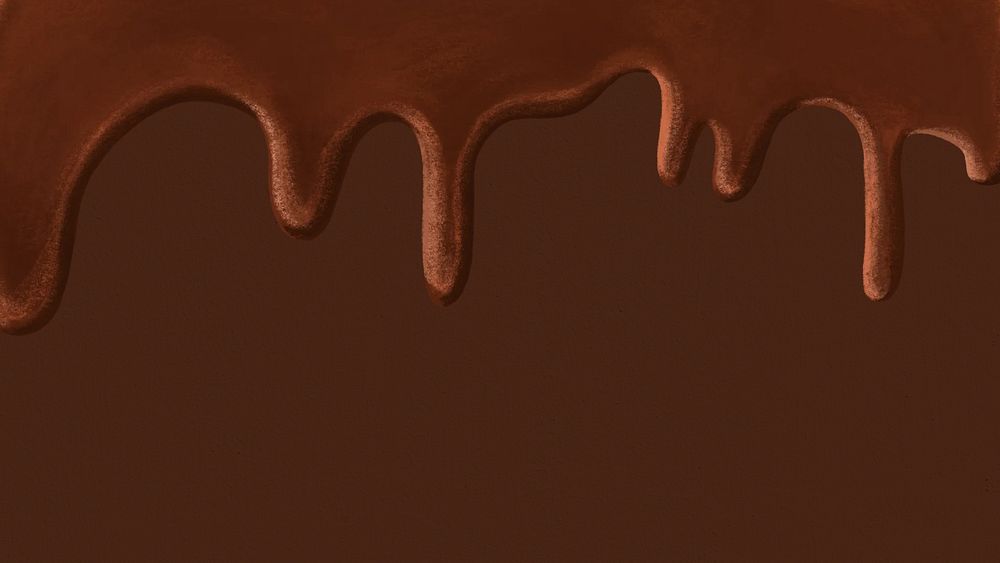 Melting chocolate border computer wallpaper