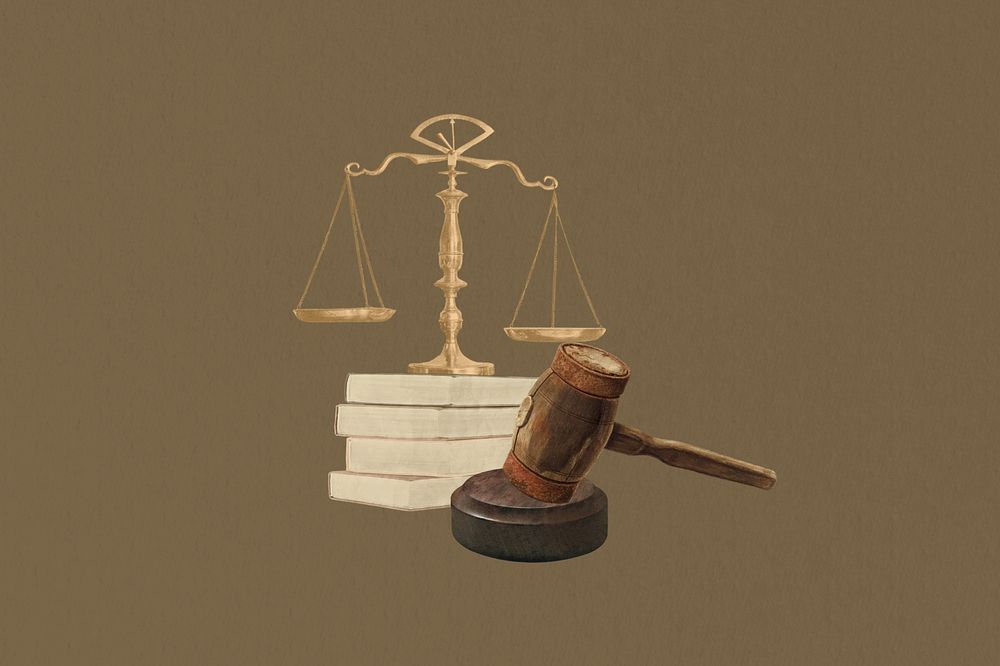 Justice scale & gavel, legal. | Premium Photo - rawpixel