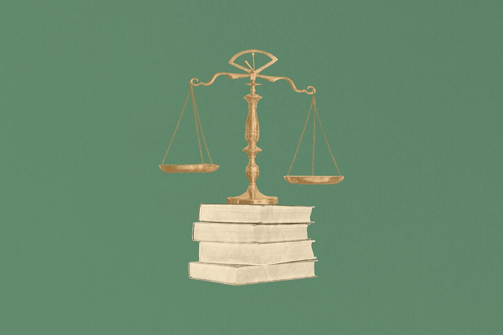 Scale of justice, books, legal. | Premium Photo - rawpixel