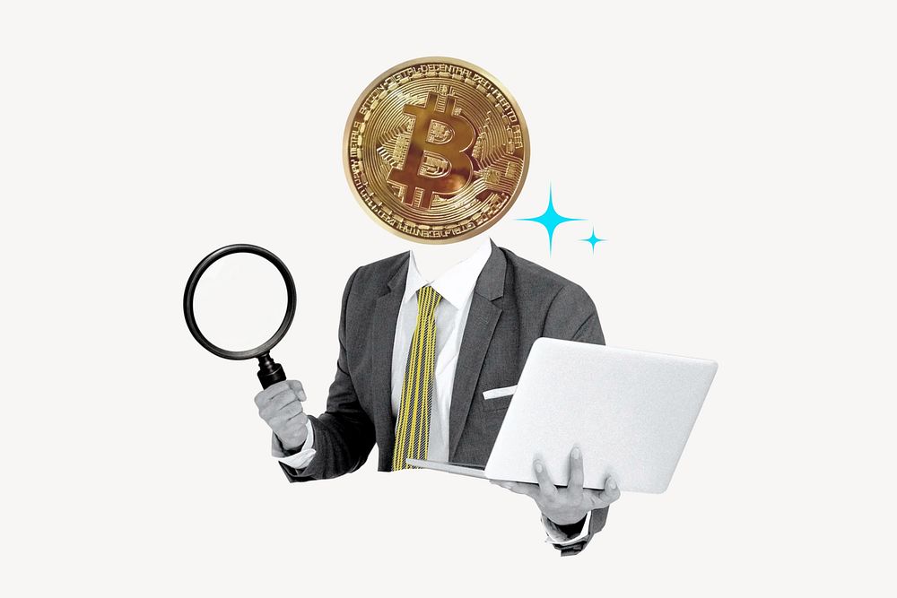 Bitcoin head businessman, investor remix