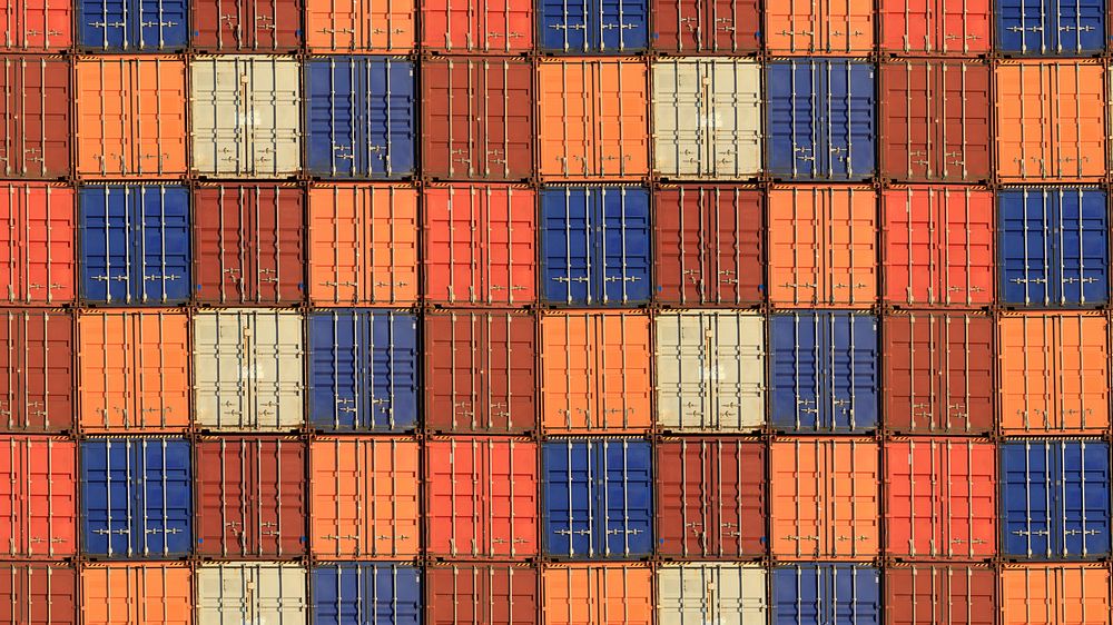 Shipping container pattern desktop wallpaper background