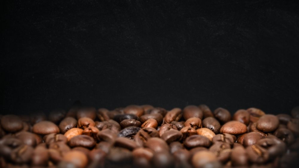 Roasted coffee beans computer wallpaper