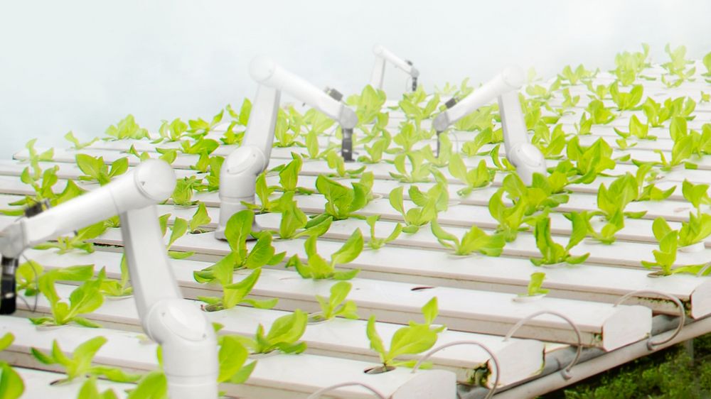 Robotic farming, smart agriculture design
