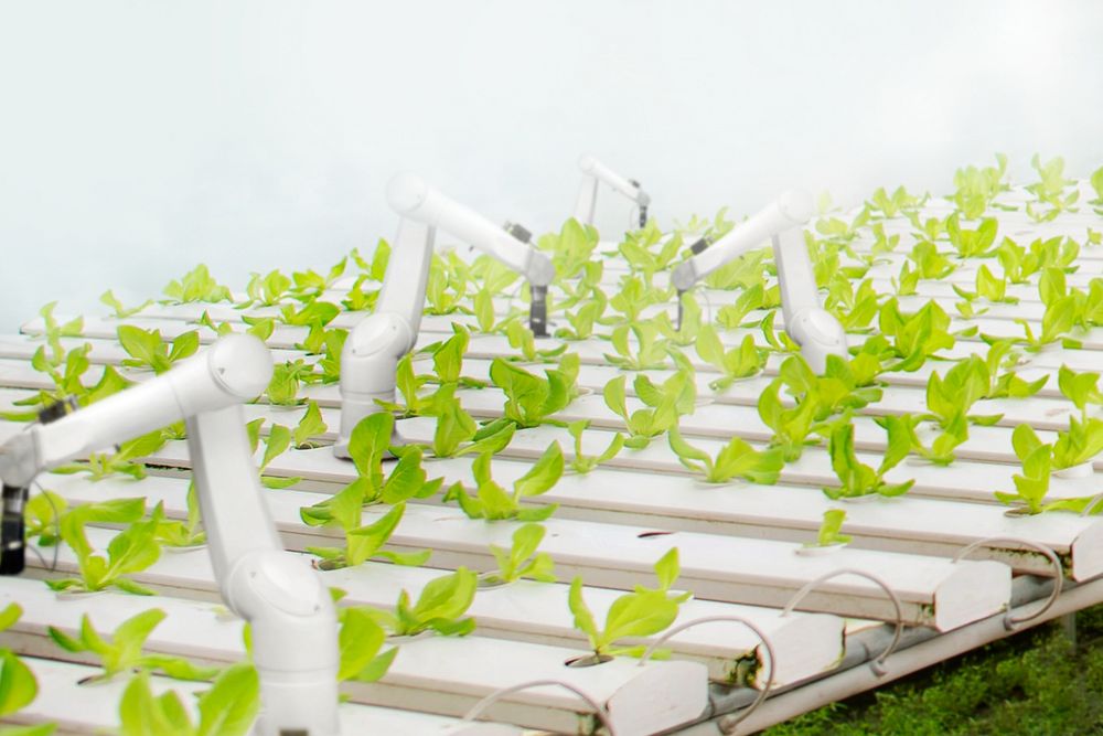 Robotic farming, smart agriculture design