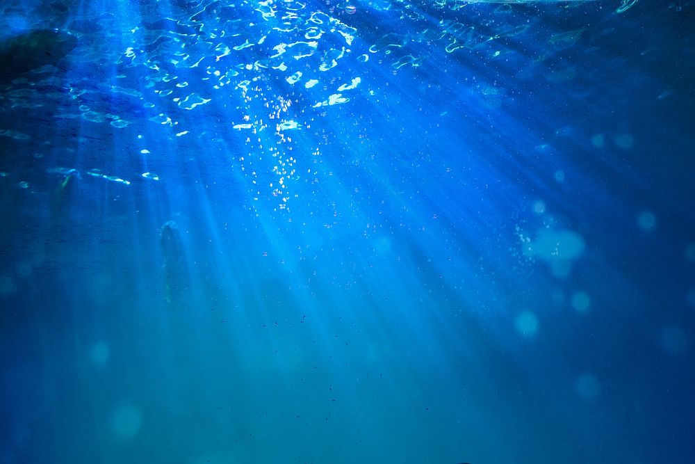 Deep blue sea background design