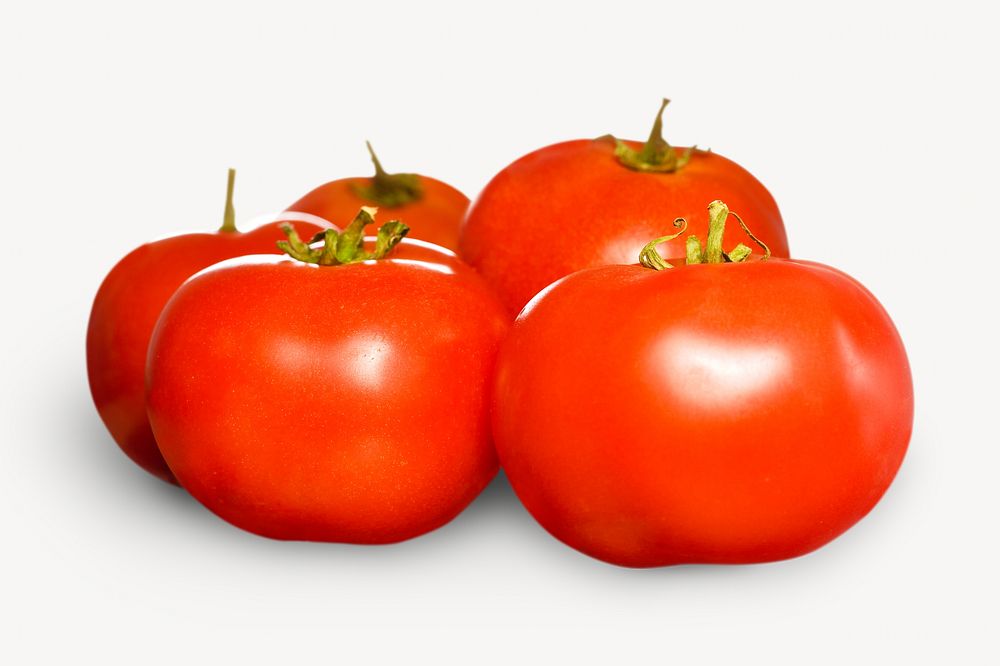 Red tomato, isolated design