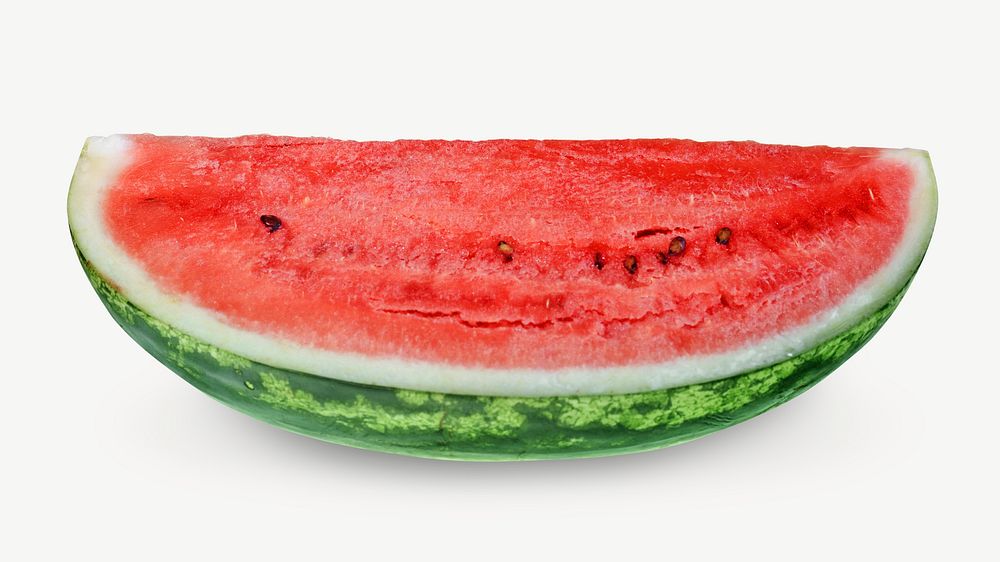 Watermelon slice design element psd